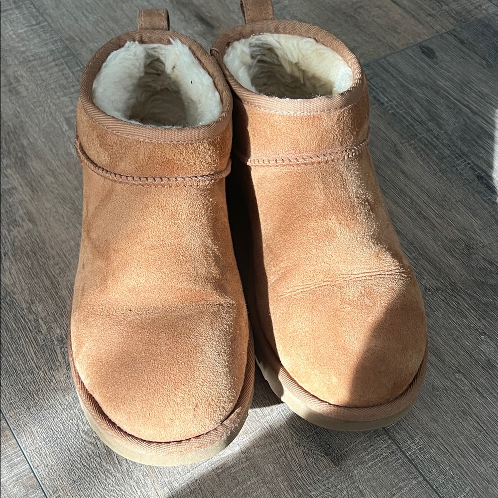 UGG Chestnut Suede Boots